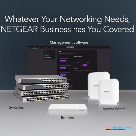 NETGEAR GS108LP 8-Port Gigabit Ethernet Unmanaged PoE Switch